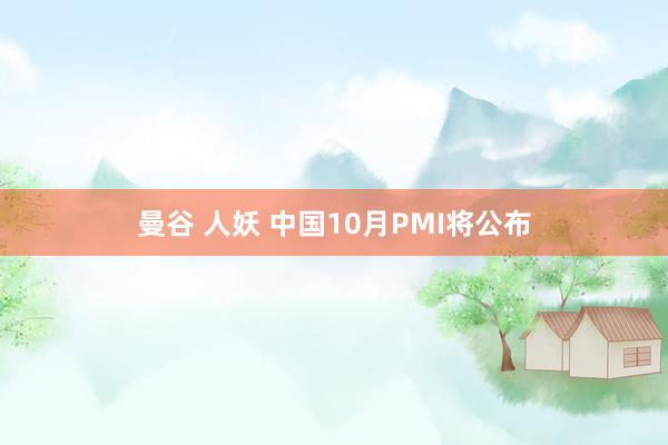 曼谷 人妖 中国10月PMI将公布