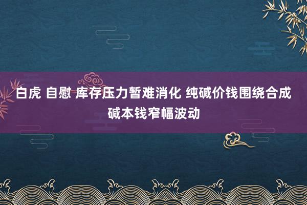 白虎 自慰 库存压力暂难消化 纯碱价钱围绕合成碱本钱窄幅波动