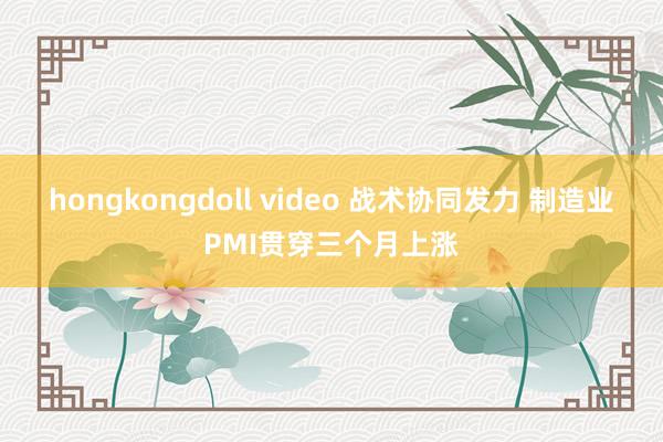 hongkongdoll video 战术协同发力 制造业PMI贯穿三个月上涨