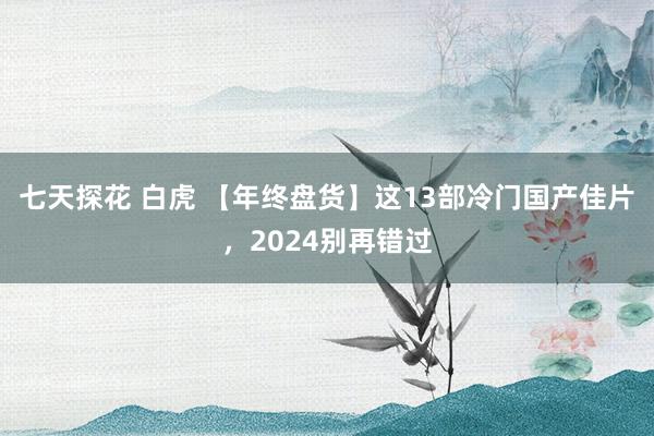 七天探花 白虎 【年终盘货】这13部冷门国产佳片，2024别再错过